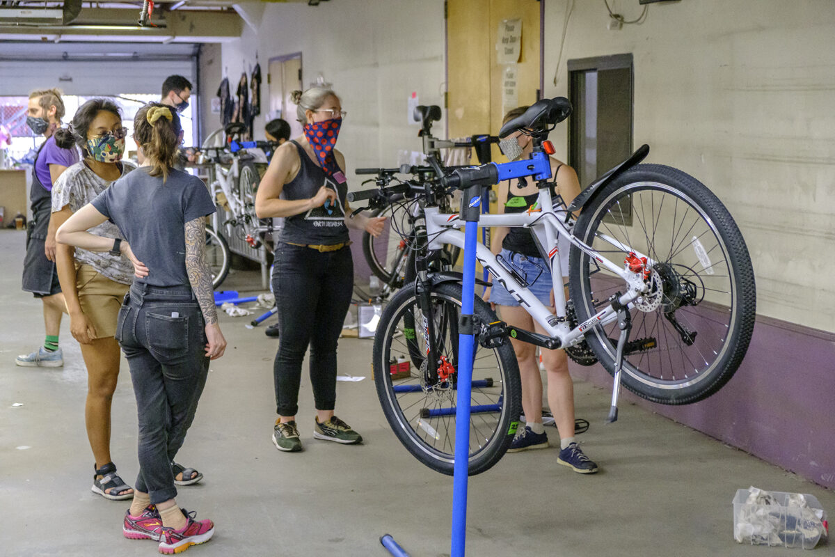 Free bikes store for healthcare workers